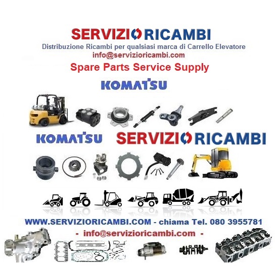 Distribuiamo Ricambi per Carrelli Elevatori Komatsu Total Service spare parts service