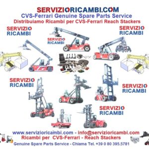 Ricambi per Carrello Reach Stacker CVS-FERRARI spare parts Reach Stacker