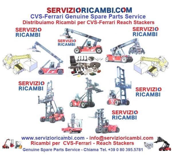 Ricambi per Carrello Reach Stacker CVS-FERRARI spare parts Reach Stacker