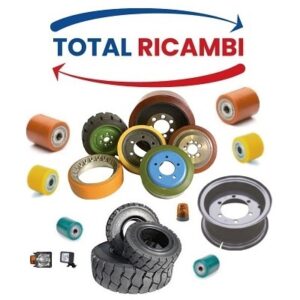 Distribuiamo Cerchi Accessori Gomme Ruote Rulli e cerchi per Transpallet Muletti e Carrelli elevatori