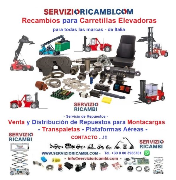 Distribución y Venta de Repuestos para Montacargas - Transpaletas - Plataformas Aéreas