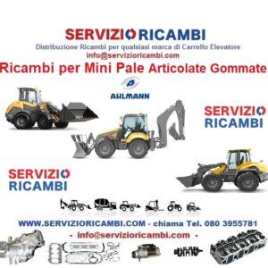 Distribuiamo Ricambi per mini escavatori pale articolate skid loaders total ricambi