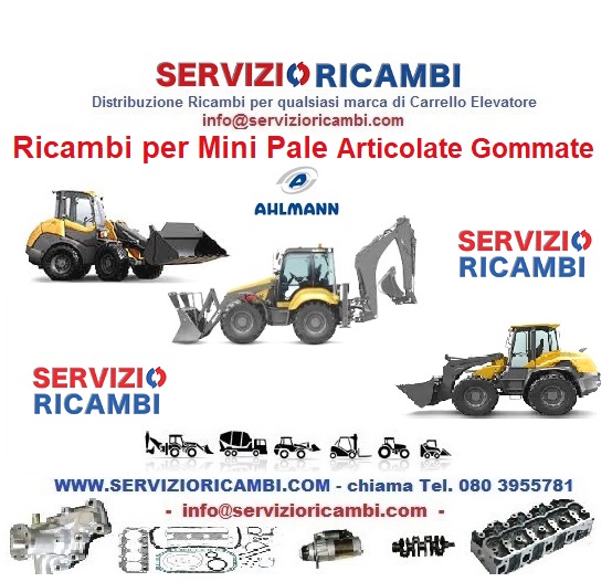 Distribuiamo Ricambi per mini escavatori pale articolate skid loaders total ricambi