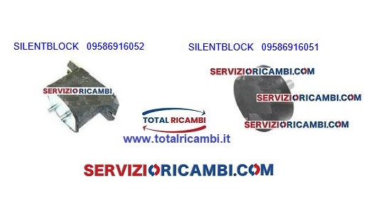 Ricambi Antivibranti silentblock per Carrelli elevatori e Muletti OM DI25