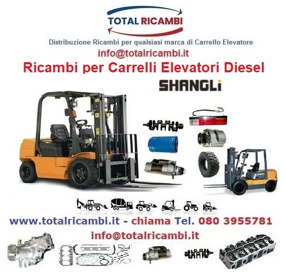 Total Ricambi per Carrelli Elevatori e Muletti Shangli e Transpallet
