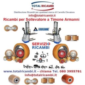 Ricambi per sollevatore a timone Armanni Contatta Total Ricambi