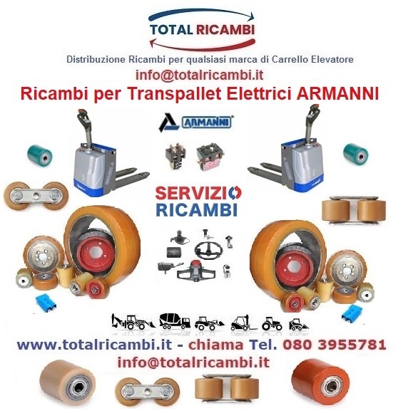 Ricambi per Transpallet Elettrici Armanni Contatta Total Ricambi