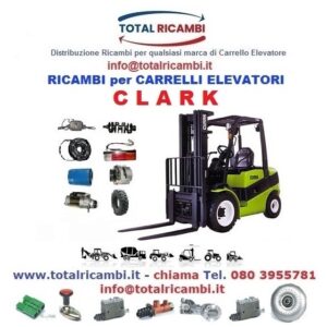 Ricambi per Carrello Elevatore Clark Contatta Total Ricambi