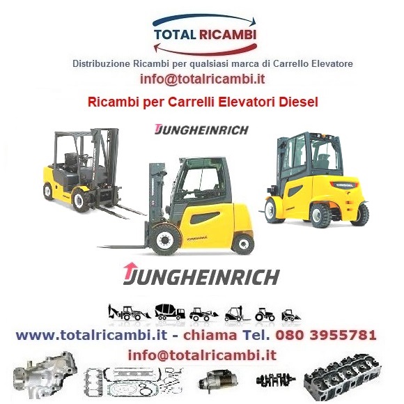 Distribuiamo Jungheinrich DFG35 ricambi carrello elevatore e muletti diesel Jungheinrich