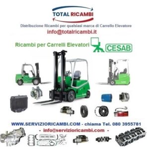 Servizio Total Ricambi per Muletti e Carrelli Elevatori Cesab Drago