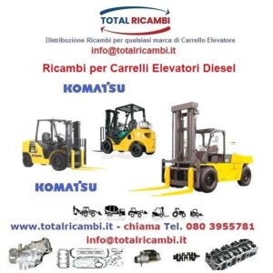 Distribuiamo Ricambi per Komatsu carrello elevatore Diesel e muletti Elettrici Komatsu FD10