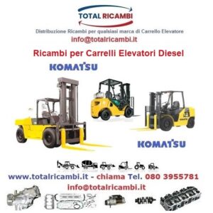 Komatsu Ricambi carrello elevatore Diesel e muletti Elettrici Komatsu FD18 a FD35
