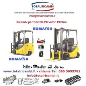 Distribuiamo Ricambi Carrello elevatore Elettrici Komatsu e muletto Elettrico FB10 a FB16