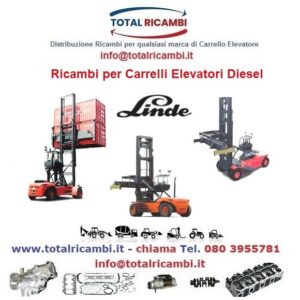 Distribuiamo Ricambi Carrello elevatore Diesel Linde e muletto da C360 a C90