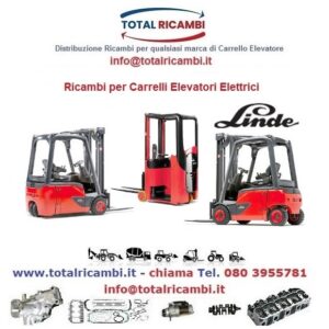 Distribuiamo Ricambi Carrello elevatore Elettrico Linde e muletto da E10 a E18-PH