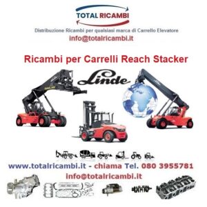 Distribuiamo Ricambi Carrello elevatore Reach Stacker Linde e muletto da C4026 a C4526