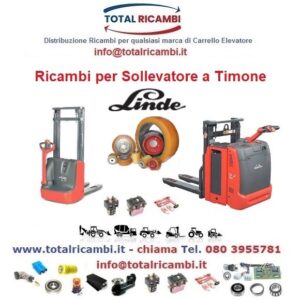Distribuiamo Ruote Rulli e Ricambi per Sollevatore a Timone Transpallet Linde elettrico Linde L12