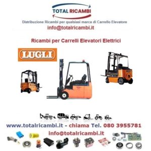 Distribuiamo ricambi Ricambi Carrello elevatore Lugli e muletto da C3-13 a ETXR-23