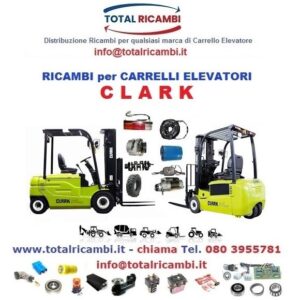 Distribuiamo Ricambi per Carrelli Elettrici Elettrici Clark Contatta Total Ricambi
