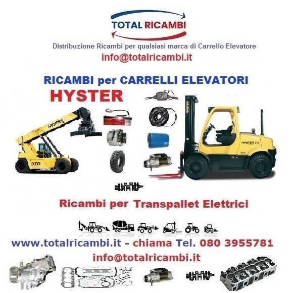 Distribuzione Ricambi per Carrelli Elevatori e Muletti Stacker Hyster Hyster