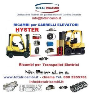 Ricambi per Carrelli Elevatori e Muletti Diesel Hyster e Transpallet Elettrici