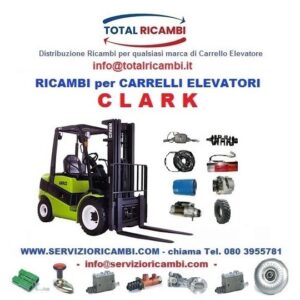 Distribuzione di Ricambi per Carrelli Elevatori Clark Diesel chiama Total Ricambi