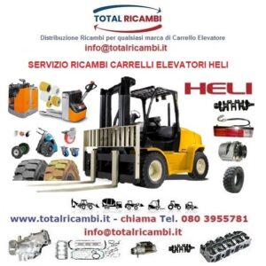 Distribuiamo Ricambi per carrelli elevatori elettrici heli e transpallet