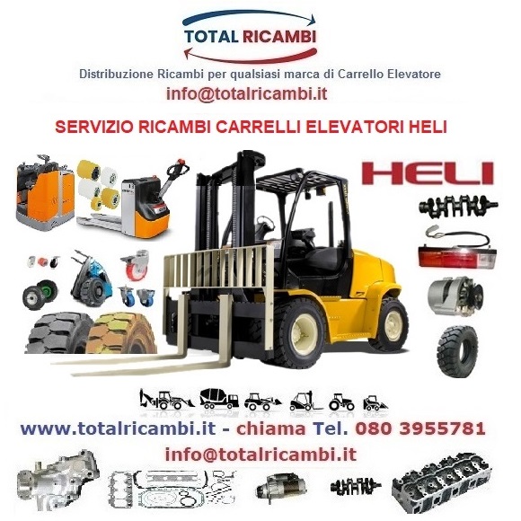 Distribuiamo Ricambi per carrelli elevatori elettrici heli e transpallet