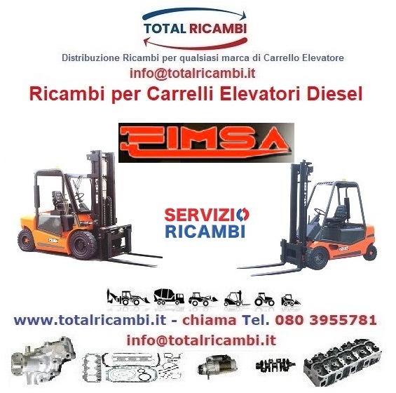 Ricambi per Carrelli Elevatori e Muletti Fimsa e Transpallet