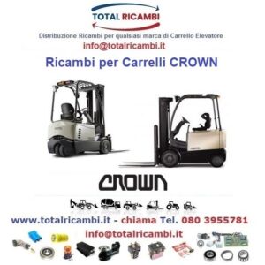 Distribuzione di Ricambi per Carrelli Elevatori Crown chiama Total Ricambi