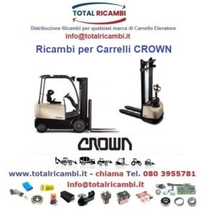Distribuzione di Ricambi per Carrelli Elevatori Crown chiama Total Ricambi