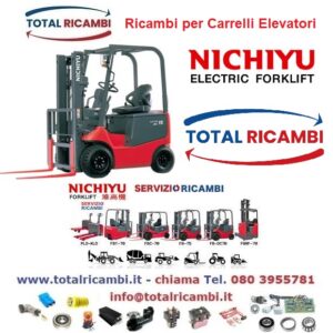 Distribuiamo Ricambi Carrelli elevatori e Transpallet elettrici NICHIYU-NYK FB15-FB20