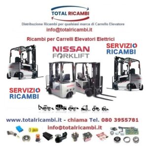 Distribuiamo Ricambi Carrello elevatore e Transpallet elettrico Nissan G1N1 a N01L