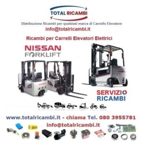 Distribuiamo Ricambi Carrello elevatore e Transpallet elettrico Nissan Q02L a SN01L