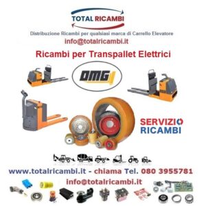 Distribuiamo Ricambi Carrelli elevatori e Transpallet elettrici OMG 316-KN e 330-K