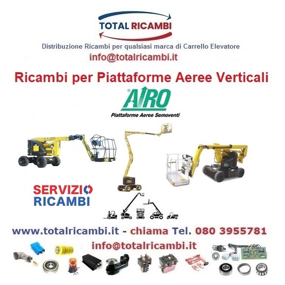 Distribuiamo Ricambi per Piattaforma Aerea Articolata AIRO PK-8000 a SG-2100