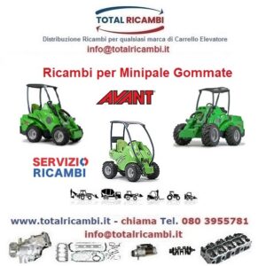 Distribuiamo Ricambi per Minipale Gommate Avant da Avant 200 a Avant 700