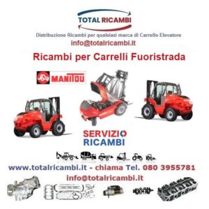 Distribuiamo Ricambi Carrello elevatore Diesel Manitou Fuoristrada Manitou da MSI20-MSI50