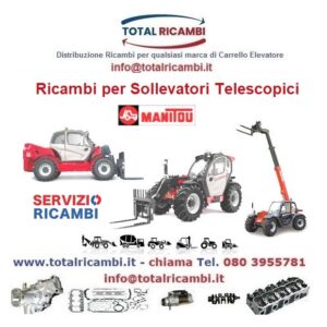 Distribuiamo Ricambi Carrello elevatore e Sollevatori Telescopici Manitou MHT-ML