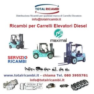 Distribuiamo Ricambi Carrello elevatore e Sollevatori Maximal FD25-FD320