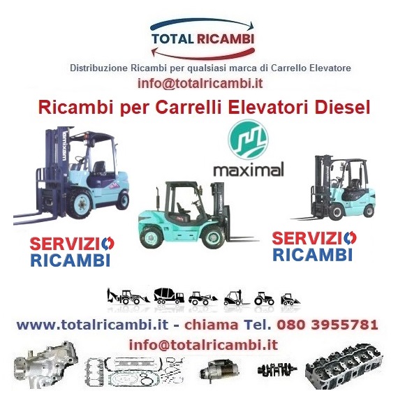 Distribuiamo Ricambi Carrello elevatore e Sollevatori Maximal D35-FD60