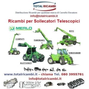 Distribuiamo Ricambi per Carrello elevatore e Sollevatore Telescopico Merlo P20 a P30