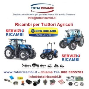 Distribuiamo Ricambi per Trattori Agricoli New Holland Ti3 a T9