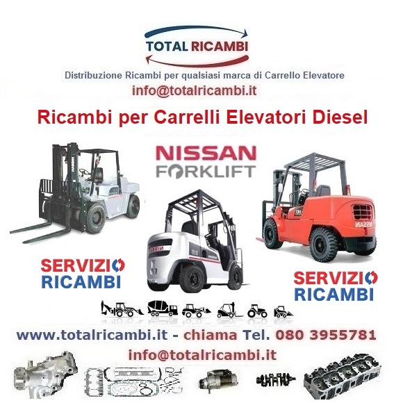 Distribuiamo Ricambi Carrello elevatore Nissan FJ01-A a ZX80