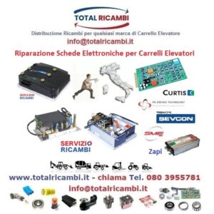 Distribuiamo e Ripariamo Schede per Muletti e Controllo Motore per Transpallet Ztp Zapi Sevcon SME Curtis