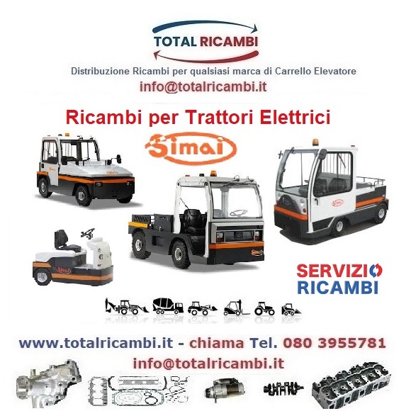 Ricambi Trattori Elettrici Simai da TE120 a TTE80