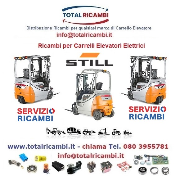 Distribuiamo Ricambi Carrelli elevatori e Transpallet elettrici Still RX50 a RX60