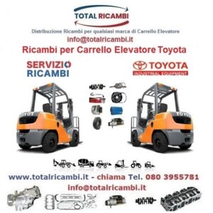 Distribuiamo Ricambi per Carrello elevatore Toyota 02-5FD15 a 02-8FDF30