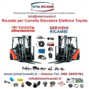 Distribuiamo Ricambi per Carrello elevatore Toyota 7FBCU15 a 7FBJ35