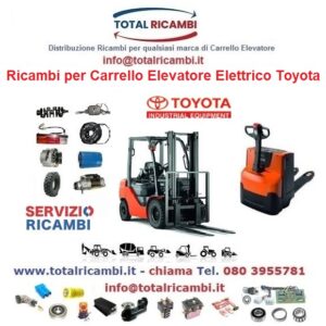 Distribuiamo Ricambi per Carrello elevatoro Toyota 8FBMHT60 a FBMF30